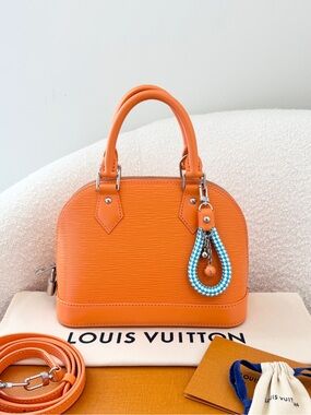 ✨NEW✨ LOUIS VUITTON 2026 Resort Alma BB Satchel Bag - Orange California
